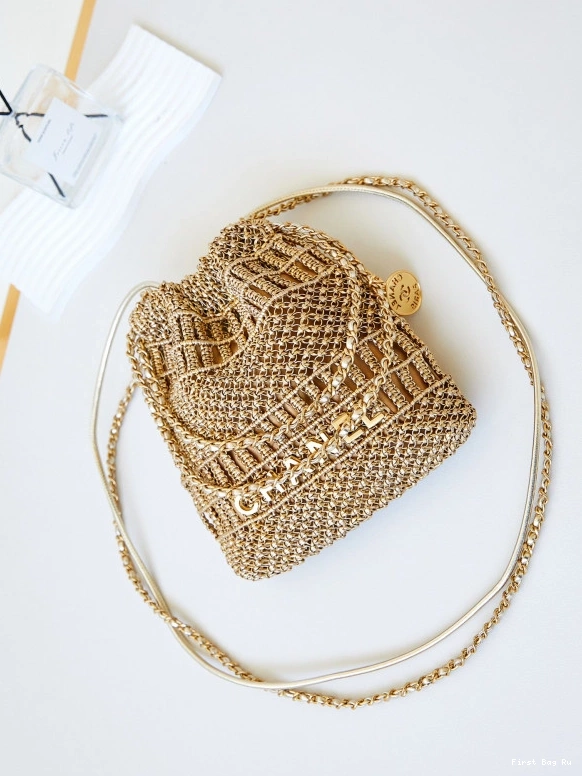 First Bag Ru BACKPACK -20-19-6cm 22 CHANEL 0820